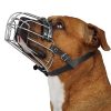 BRONZEDOG Dog Muzzle Wire Basket Metal Mask for Medium Large Dogs (Size 4: Pitbull & Amstaff) - Image 2