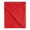 Bone Dry Pet Grooming Towel Collection Absorbent Microfiber X-Large, 41x23.5", Embroidered Red - Image 11