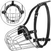 BRONZEDOG Dog Muzzle Wire Basket Metal Mask for Medium Large Dogs (Size 4: Pitbull & Amstaff) - Image 7
