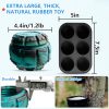 Yipetor Dog Toy, Frozen Treat Toy, Treat Dispensing Dog Toy, Large Chew Toy, Freezable Fillable Rubber Dog Toys, I Reduces Anxiety I Dog Treat Dispenser I Easy to Clean, Interactive Dog Puzzle Toy - Image 2
