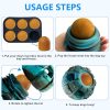 Yipetor Dog Toy, Frozen Treat Toy, Treat Dispensing Dog Toy, Large Chew Toy, Freezable Fillable Rubber Dog Toys, I Reduces Anxiety I Dog Treat Dispenser I Easy to Clean, Interactive Dog Puzzle Toy - Image 6