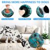 Yipetor Dog Toy, Frozen Treat Toy, Treat Dispensing Dog Toy, Large Chew Toy, Freezable Fillable Rubber Dog Toys, I Reduces Anxiety I Dog Treat Dispenser I Easy to Clean, Interactive Dog Puzzle Toy - Image 4