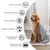 Bone Dry Pet Grooming Towel Collection Absorbent Microfiber X-Large, 41x23.5", Embroidered Red - Image 6
