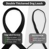 SOYATER Black Dog Collar for Medium Large Dogs Pitbull Collar with Leash Rivet Puppy Pet Cat Adjustable Black Studded Collar Durable PU Leather Spiked Pet Supplies (Black, XXL=19.7""-22.4"") - Image 3
