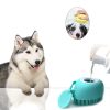 ELEGX Pet Grooming Bath Massage Brush with Soap and Shampoo Dispenser Soft Silicone Bristle for Long Short Haired Dogs Cats Shower (Pink) - Image 3