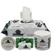 Pawsher Puppy Care Box - Includes Dog Wipes, Paw Balm, Dental Finger Wipes and Dog Poop Bags Rolls with Bone-Shaped Dispenser - Puppy Essentials for Grooming, Teeth Cleaning and Paw Care.