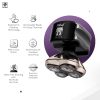 Skull Shaver Pitbull Silver PRO: Electric Head Shaver for Men, Wet & Dry Bald Head Shaver with Ergonomic Design - Perfect Grooming for Men - Image 5