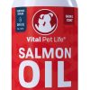 Salmon Oil for Dogs & Cats - Healthy Skin & Coat, Fish Oil, Omega 3 EPA DHA, Liquid Food Supplement for Pets, All Natural, Supports Joint & Bone Health, Natural Allergy & Inflammation Defense, 32 oz