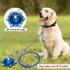 TOPKNOT Dog Tie Out Cable and Stake for Camping,360?Swivel Dog Run- No Tangle,with 30FT Heavy Duty Cable,Dog Runner for Yard Rust Proof Can Hold 2 Dogs- Up to 150LBS,Ideal for Outdoor Camping - Image 3
