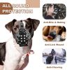 Ohcozzy Pitbull Dog Muzzle Leather with Adjustable Straps, Basket Muzzle Anti Biting, Barking and Chewing for Large Dog(Black) - Image 5