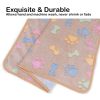 Dono 1 Pack 3 Dog Blanket Soft Fluffy Fleece Blanket for Small, Medium and Large Dogs - Paw Print Pink Pet Blanket Mat - Image 3