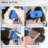 Swihauk Self Cleaning Slicker Brush for Dogs & Cats, Skin Friendly Grooming Cat Brush, Dog Brush for Shedding, Deshedding Brush, Hair Brush Puppy Brush for Haired Dogs, Pet Supplies Accessories, Blue - Image 2