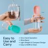 MalsiPree Dog Water Bottle Portable ? Leak Proof and Lightweight Water Bottle for Dogs ? Dog Travel Water Bottle with Bowl ? Dog Walking Accessories (12OZ, Pink) - Image 5
