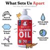 Salmon Oil for Dogs & Cats - Healthy Skin & Coat, Fish Oil, Omega 3 EPA DHA, Liquid Food Supplement for Pets, All Natural, Supports Joint & Bone Health, Natural Allergy & Inflammation Defense, 32 oz - Image 5