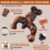 MOXIKIA Dog Chew Toys for Aggressive Chewers Indestructible Dog Toys,Bacon Flavored,Tough Dog Bone Toys for Medium/Large breed Dogs, Best Extreme Chew Toys to Keep Them Busy - Image 7