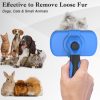 Swihauk Self Cleaning Slicker Brush for Dogs & Cats, Skin Friendly Grooming Cat Brush, Dog Brush for Shedding, Deshedding Brush, Hair Brush Puppy Brush for Haired Dogs, Pet Supplies Accessories, Blue - Image 3