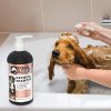6-in-1 Dog Shampoo and Conditioner for Itchy Skin, Made in USA - 20oz Vet Formula Natural Medicated Best for De-Shedding, Itch Relief, Smelly Odor, Dry Sensitive Skin - Dogs & Cats Oatmeal Pet Wash - Image 5