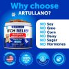 Artullano Dog Allergy Relief Chews - Itch Relief for Dogs - Fish Oil - Omega 3 - Itchy Skin Relief - Seasonal Allergies - Anti Itch Support & Hot Spots - Immune Health Supplement for Dogs - Image 3