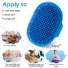 Lilpep Pet Shampoo Bath Brush Soothing Massage Rubber Comb with Adjustable Ring Handle for Long Short Haired Dogs and Cats Grooming, 2 PCS - Image 2