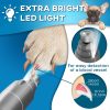Dog Nail Grinder with LED Light, Rechargeable Dog Nail Grinder for Large Dogs, Medium & Small Dogs, Professional Pet Nail Grinder for Dogs Quiet Soft Puppy Grooming, Cat Nail Grinder, Dog Nail Trimmer - Image 3