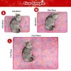 Dono 1 Pack 3 Dog Blanket Soft Fluffy Fleece Blanket for Small, Medium and Large Dogs - Paw Print Pink Pet Blanket Mat - Image 7