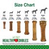 Nylabone Healthy Edibles Natural Puppy Chews Long Lasting Roast Beef, Apple & Bacon Treats for Puppies, X-Small/Petite (3 Count) - Image 5