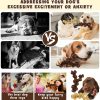 SIHRMIU 2 Pack Dog Chew Toys for Aggressive Chewers,Boredom and Stimulating Best Dog Toys for Medium/Large Breed,Tough Almost Indestructible Dog Bones for Teeth Cleaning and Training - Image 4