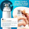 Dog Nail Grinder with LED Light, Rechargeable Dog Nail Grinder for Large Dogs, Medium & Small Dogs, Professional Pet Nail Grinder for Dogs Quiet Soft Puppy Grooming, Cat Nail Grinder, Dog Nail Trimmer - Image 5