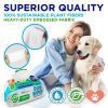 Dog Wipes for Paws and Butt - 130 Count + 4 Travel Puppy Wipes - 8" x 8" Large Dog Grooming Bath Wipes | Hypoallergenic Dog Face Wipes, Extra Thick Cleaning Deodorizing Pet Wipes for Dogs, Cats, Pets - Image 5