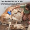 Swihauk Self Cleaning Slicker Brush for Dogs & Cats, Skin Friendly Grooming Cat Brush, Dog Brush for Shedding, Deshedding Brush, Hair Brush Puppy Brush for Haired Dogs, Pet Supplies Accessories, Blue - Image 4