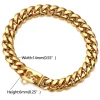 14mm Gold Dog Chains Collar for Dogs Stainless Steel Metal Luxury Necklace Pet Accessory - AliExpress 15 - Image 6