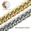 19mm Stainless Steel Gold Dog Chain Choker Necklace Thick Cuban Link for Pitbull Dog Collar Pet Collars Chihuahua Correa Perro - AliExpress 15 - Image 4