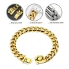 19mm Stainless Steel Gold Dog Chain Choker Necklace Thick Cuban Link for Pitbull Dog Collar Pet Collars Chihuahua Correa Perro - AliExpress 15 - Image 5