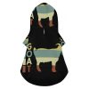 Goat Love Vintage Style Funny Dog and Cat Clothes Hoodie Sweatshirt Soft Breathable Pet Coat Shirts M