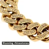 32MM Large Dog Choke Chain Collar Heavy Duty Crystal Cuban Link Thick Stainless Steel Dog Harness Dog Collar Pet Accessories - AliExpress 15 - Image 4