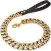 32Mm Gold Silver and Rose Three-color Traction Stainless Steel Chain Traction Rope Medium and Large Dog Pet Training Accessories - AliExpress 15