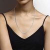 Miabella Solid 925 Sterling Silver Italian 5mm Diamond Cut Cuban Link Curb Chain Necklace for Women Men, Made in Italy (24 Inches) - Image 4