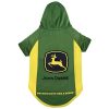 Pets First John Deere Dog Hoodie T-Shirt, Large. Warm Pet Clothing with Hood for Pets, Dogs, Cats, Puppies, Kittens. Soft, Comfortable, Stretchable, Durable Pet Hoody CAT Tee Shirt & Jacket,Green - Image 2