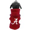 NCAA Alabama Crimson Tide Collegiate Cotton Lycra Hooded Dog Shirt (Team Color, XX-Small)