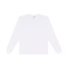 Los Angeles Apparel 3 Pack Fine Jersey Long Sleeve Crew Neck T-Shirt, Large, Black/Heather Grey/White - Image 2