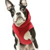 Gooby Fleece Vest Hoodie Dog Sweater - Red, Medium - Warm Pullover Dog Hoodie with O-Ring Leash - Winter Hooded Small Dog Sweater - Dog Clothes for Small Dogs Boy or Girl, and Medium Dogs - Image 4