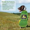 Pets First John Deere Dog Hoodie T-Shirt, Large. Warm Pet Clothing with Hood for Pets, Dogs, Cats, Puppies, Kittens. Soft, Comfortable, Stretchable, Durable Pet Hoody CAT Tee Shirt & Jacket,Green - Image 6