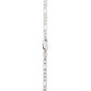 Amazon Essentials Sterling Silver Plated Figaro Chain 24", Sterling Silver - Image 3