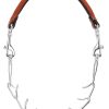 Weaver Leather Livestock Pronged Chain Goat Collar Chestnut, 24-Inch