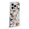 Head Case Designs Basset Hound Dog Breed Patterns 2 Soft Gel Case Compatible with Apple iPhone 13 Pro Max - Image 7