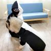 TOMOO Pet and Owner's Parent-Child Matching Hoodie,Black and White Couple Outfit Attire Pet Sweat Shirts Small Medium Large Dog's Clothes (Black XXL) - Image 9