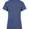 Los Angeles Dodgers Women's Cadet Blue Undertone Franklin T-Shirt - MLB Ladies Crew Neck Tee (Small) - Image 2