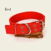 Love Dream Military Adjustable Dog Collar Nylon Tactical Dog Collars with Metal D Ring and Buckle for Large XLarge Dogs (Large, Red) - Image 3