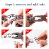 Love Dream Dog Prong Training Collar Quick Release Buckle, Dog Choke Pinch Collar with Comfort Tips for Small Medium Large Dogs (X-Large(4.0mm,23.6 Inch), Metal Buckle) - Image 5