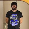 Mens Los Angeles California Baseball Shirt True Blue Skeleton Tshirt Home Run - Image 3